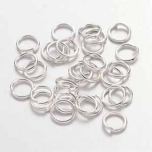 silver 4mm jump rings
