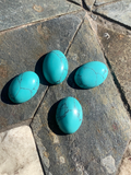 Polished Turquoise Oval Cabochons - Size 18mm