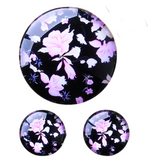 12mm Floral Glass Cabochons