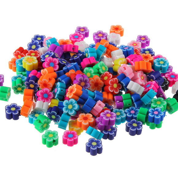 Fimo Flower Beads