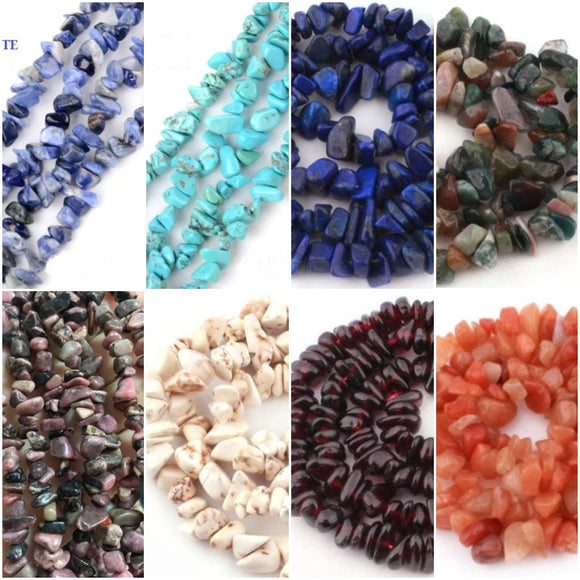 gemstone chip nugget beads