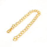 Gold Plated Charm Bracelet 20cm