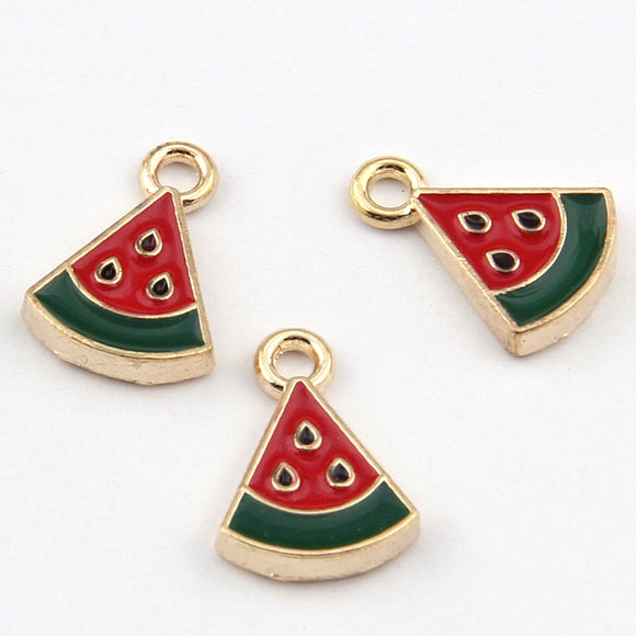 Gold Plated Watermelon Charms