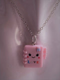 Pink Notebook Necklace