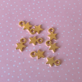 gold star charms