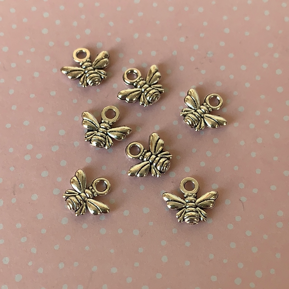 silver bee charms