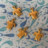gold turtle charms