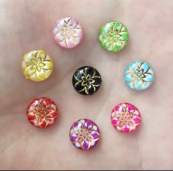 flower cabochons