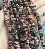 rhodonite beads