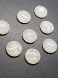 10mm White Opalite 10mm Cabochons