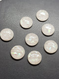 10mm White Opalite 10mm Cabochons