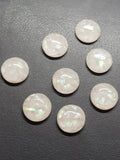 10mm White Opalite 10mm Cabochons