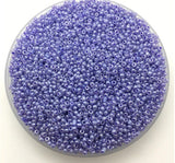 lilac seed beads