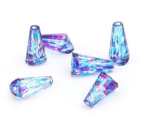 Glass Tower Beads Size 15mm x 8mm