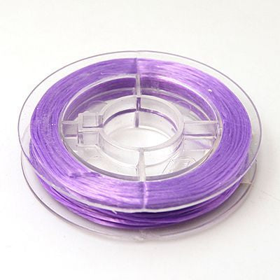 Purple elastic thread
