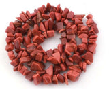 Red Sandstone Chip Bead Strand