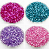 Acrylic Pearl Rice Beads Size 12mm x 6mm