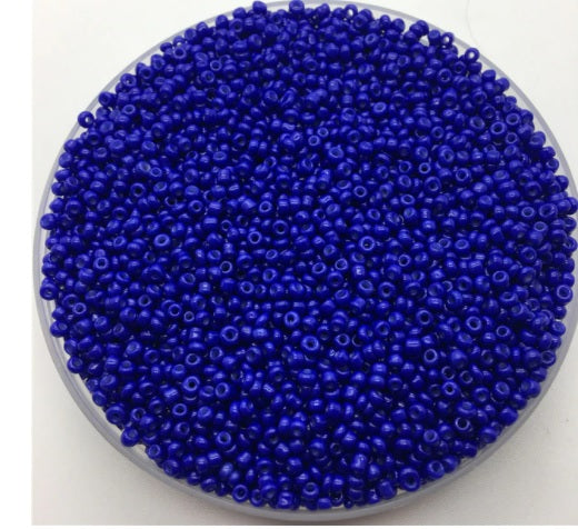 Royal Blue Czech Glass Seed Beads