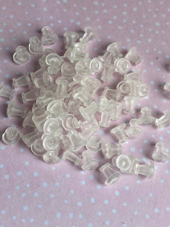 Silicone Earring Back Stopper 5mm