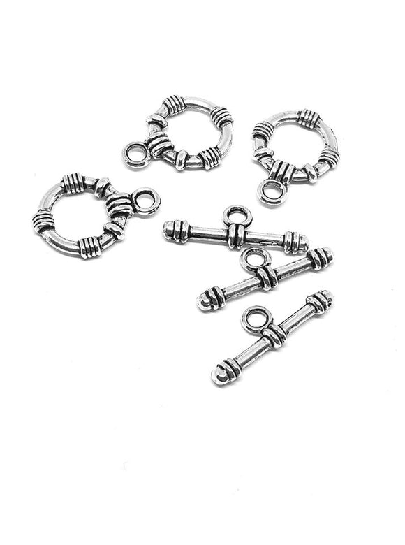 Silver Jewellery Toggle Clasps