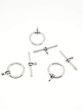 Large Silver Jewellery Toggle Clasps,