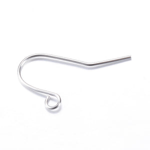Silver Plated Earring Wire Hooks