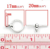 Silver Jewellery Toggle Clasps