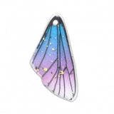 Small Resin Wing Pendants with Gold Fleck 50mm x 16mm