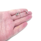 Stainless Steel Cabochon Earring Wires in 10mm and 12mm