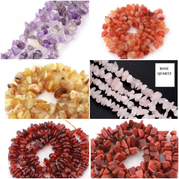 Gemstone Chip Nugget Beads