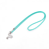 Turquoise Colour Waxed Cord Necklaces