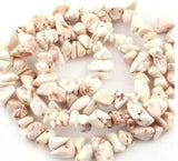 white turquoise beads